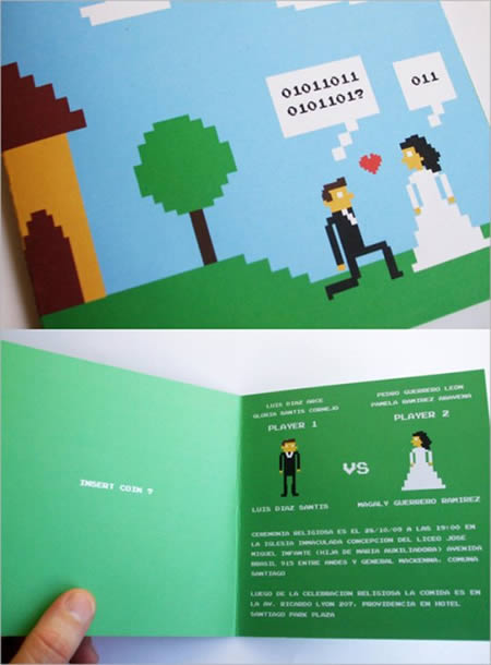 Creative Fun Wedding Card Invitation