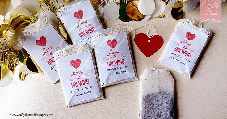 Wedding Card Malaysia Crafty Farms Handmade : Love Is Brewing Tea ...