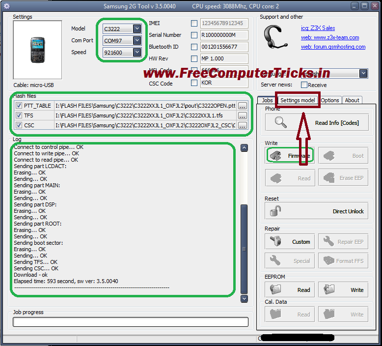 samsung 2g tool v 3.50040 скачать