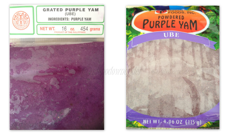 grated purple yam grated purple yam