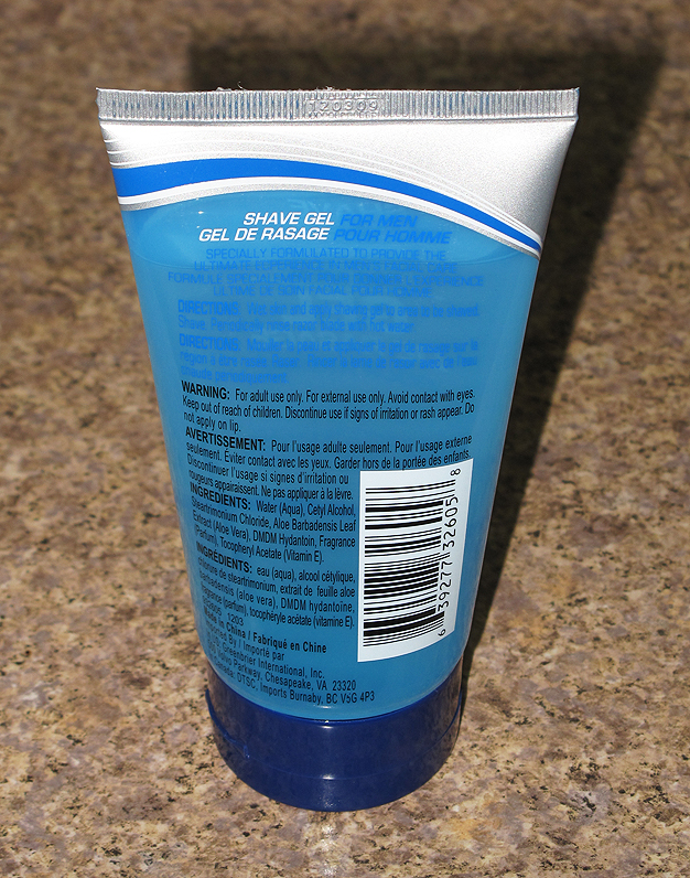 The Blog About Stuff™ 1.00 Shave Gel