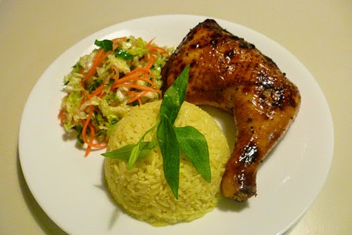Chicken Rice cooked using Rice Cooker (Cơm Gà)2