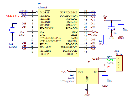 Rangkaian Usb Ke Serial Rangkaian Usb Ke Serial