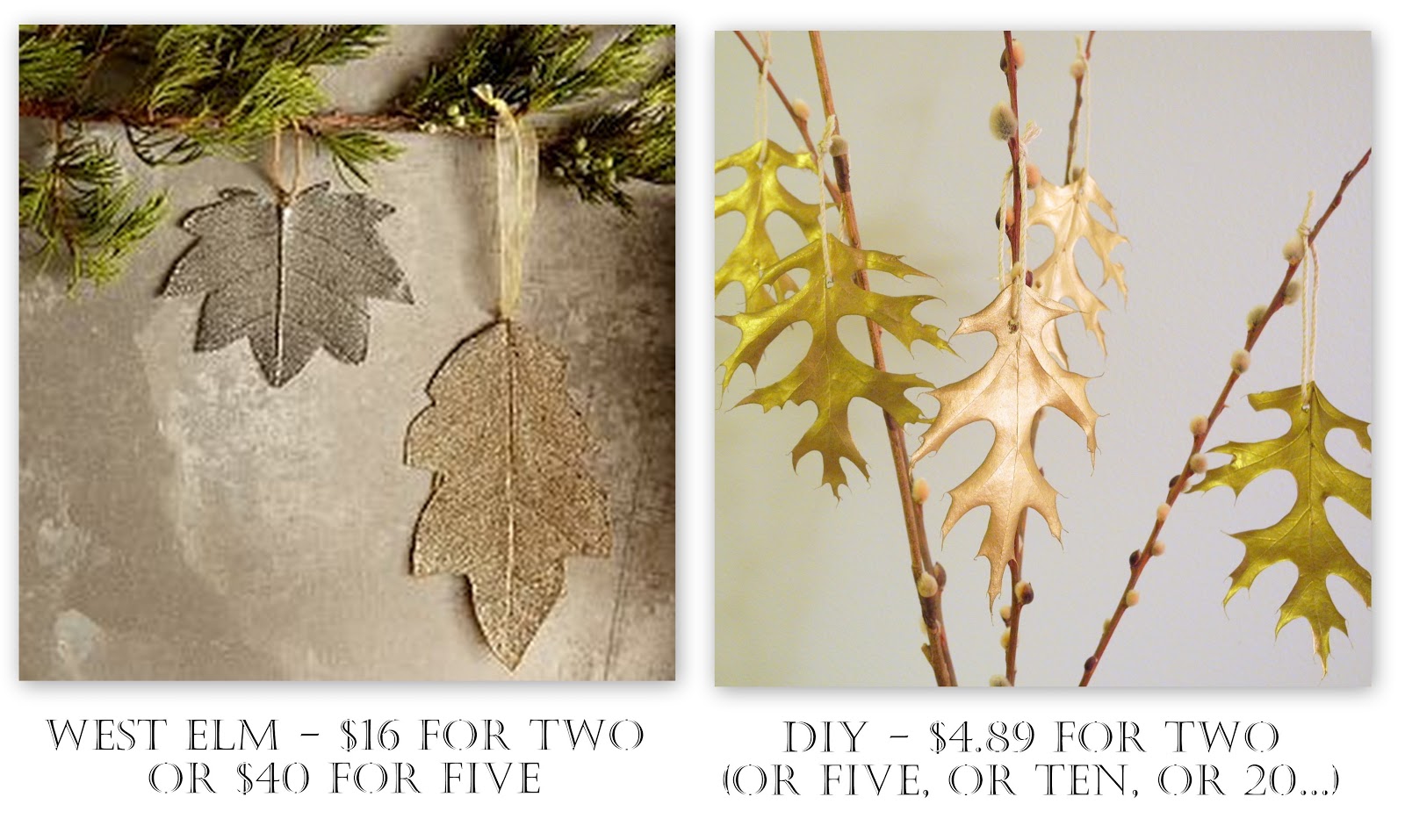 librarian tells all diy gold leaf thanksgiving decorations 224 la west elm librarian tells all diy gold leaf thanksgiving decorations 224 la west elm