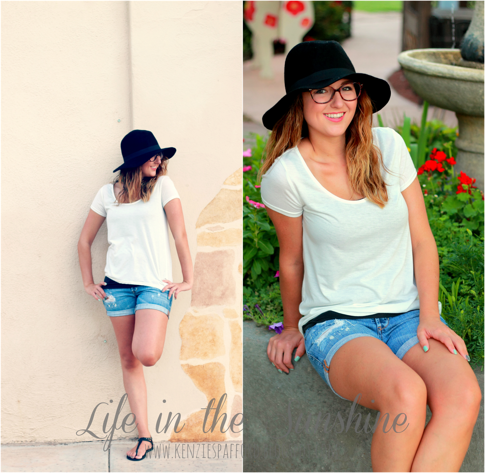 Floppy Fedora Hat - Life in the Sunshine