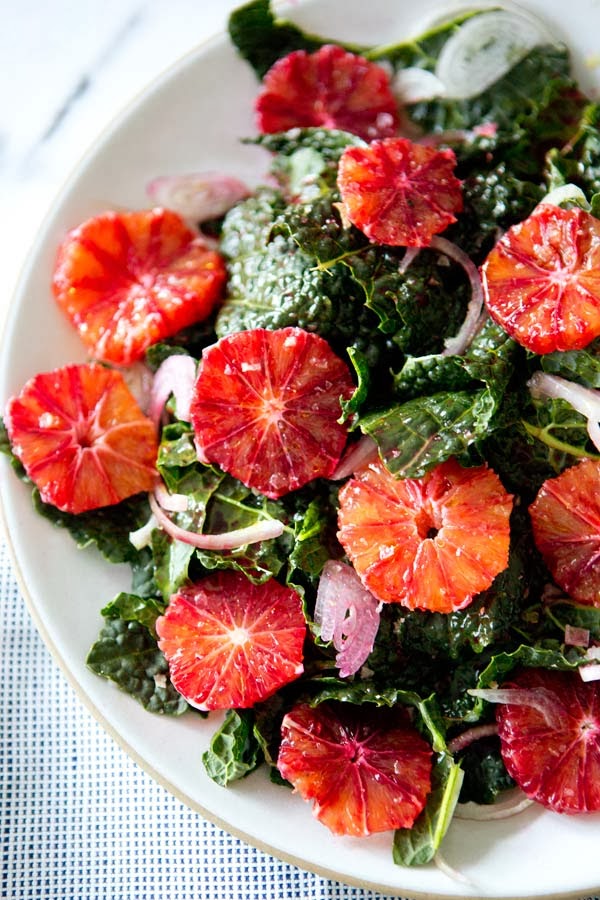 Kale and Blood Orange Salad recipe