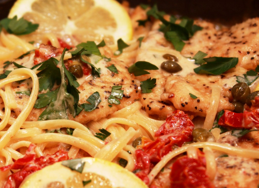 Menu Musings of a Modern American Mom Chicken Piccata with Sundried