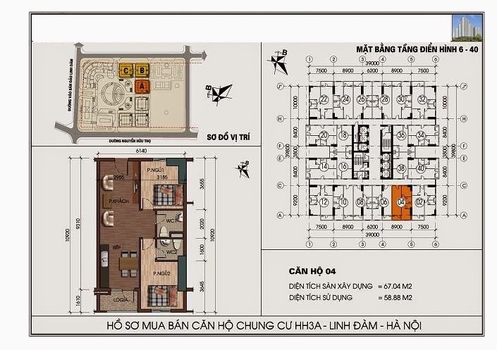 Sơ đồ thiết kế tòa chung cư HH3 Linh Đàm bản chuẩn Sơ đồ thiết kế tòa chung cư HH3 Linh Đàm bản chuẩn