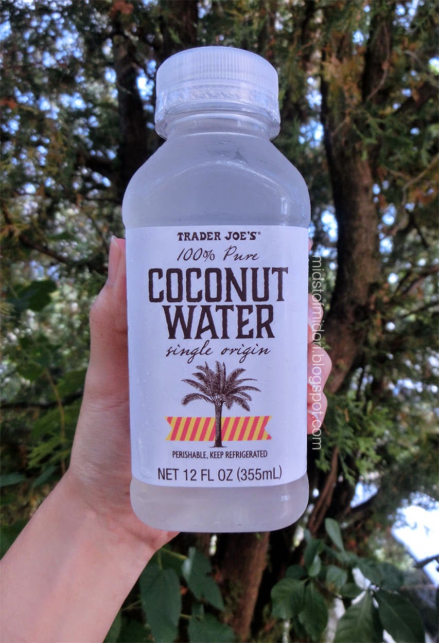 Midst of Midori {Review} Trader Joe's 100 Pure Coconut Water Single