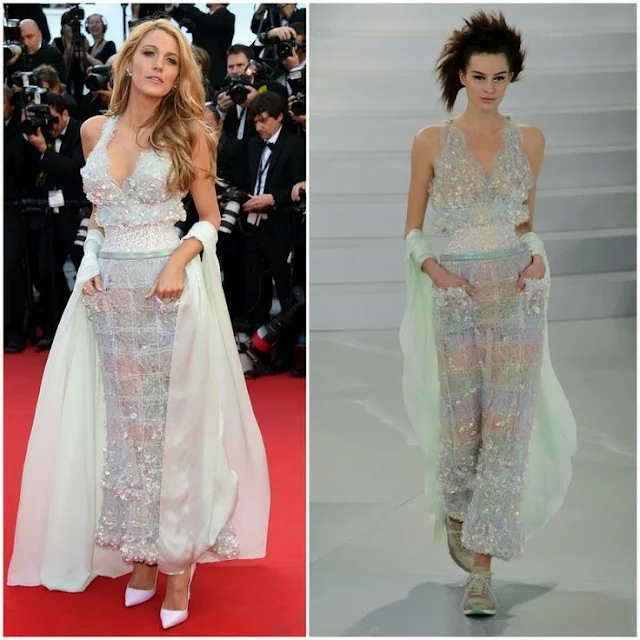 Blake Lively in Chanel Couture – ‘Mr Turner’ Cannes Film Festival Premiere 