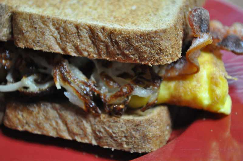 Cheesy Western Breakfast Sandwich All Kinds of Yumm