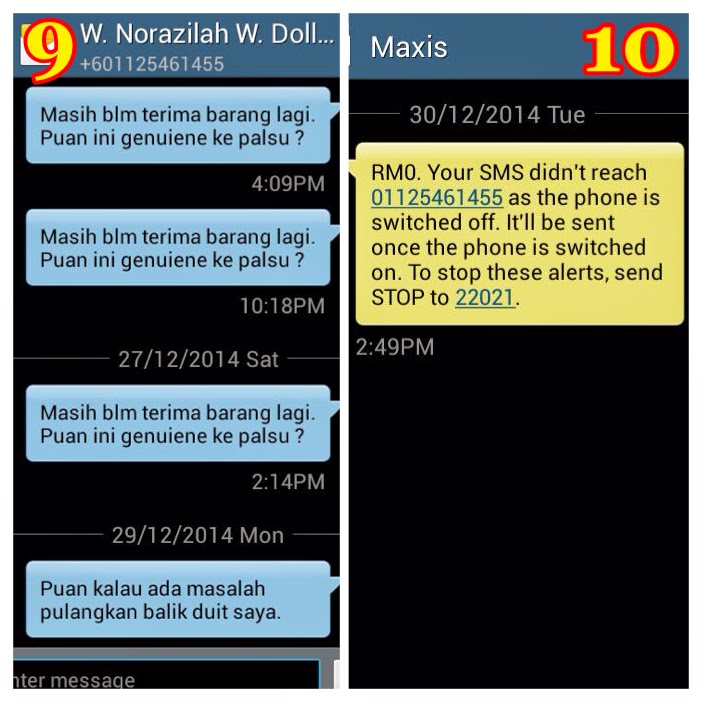 wan norazilah penipu 6