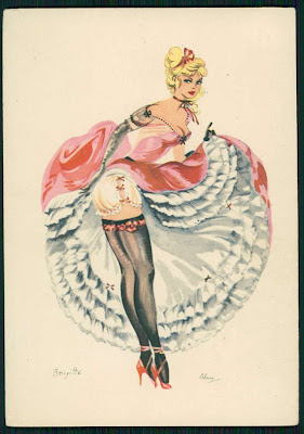 Alice Huertas pin up can can
