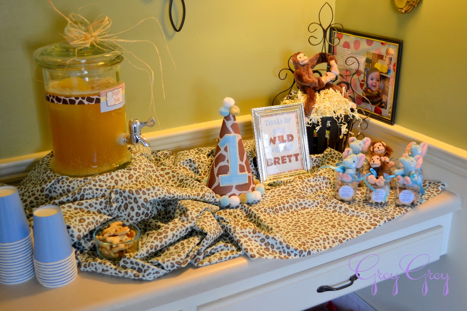 Greygrey Designs My Parties Brett S Jungle Safari 1st