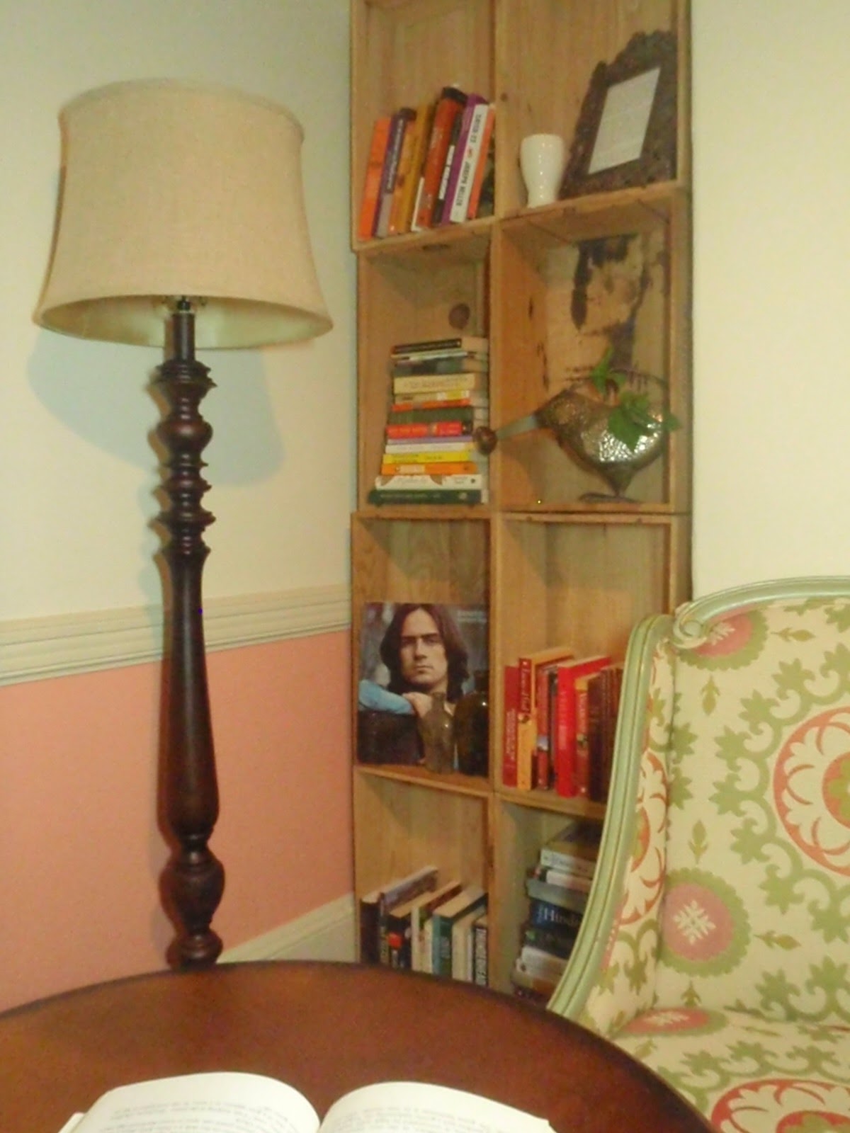 Seasons from Scratch Wine Crate Bookcase