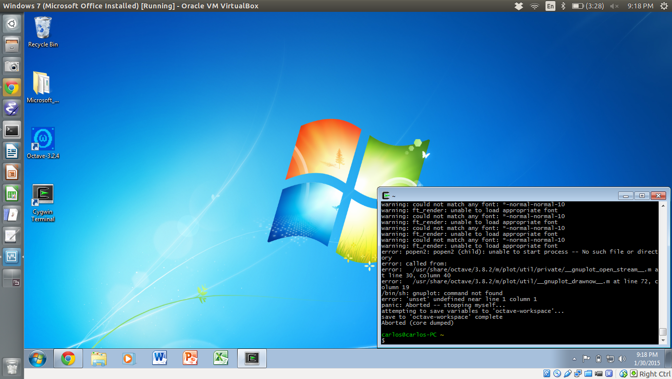 Install Octave Windows Cygwin Emacs