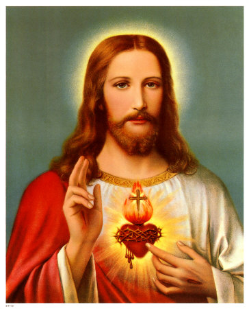 jesus. Jesus sacred heart color