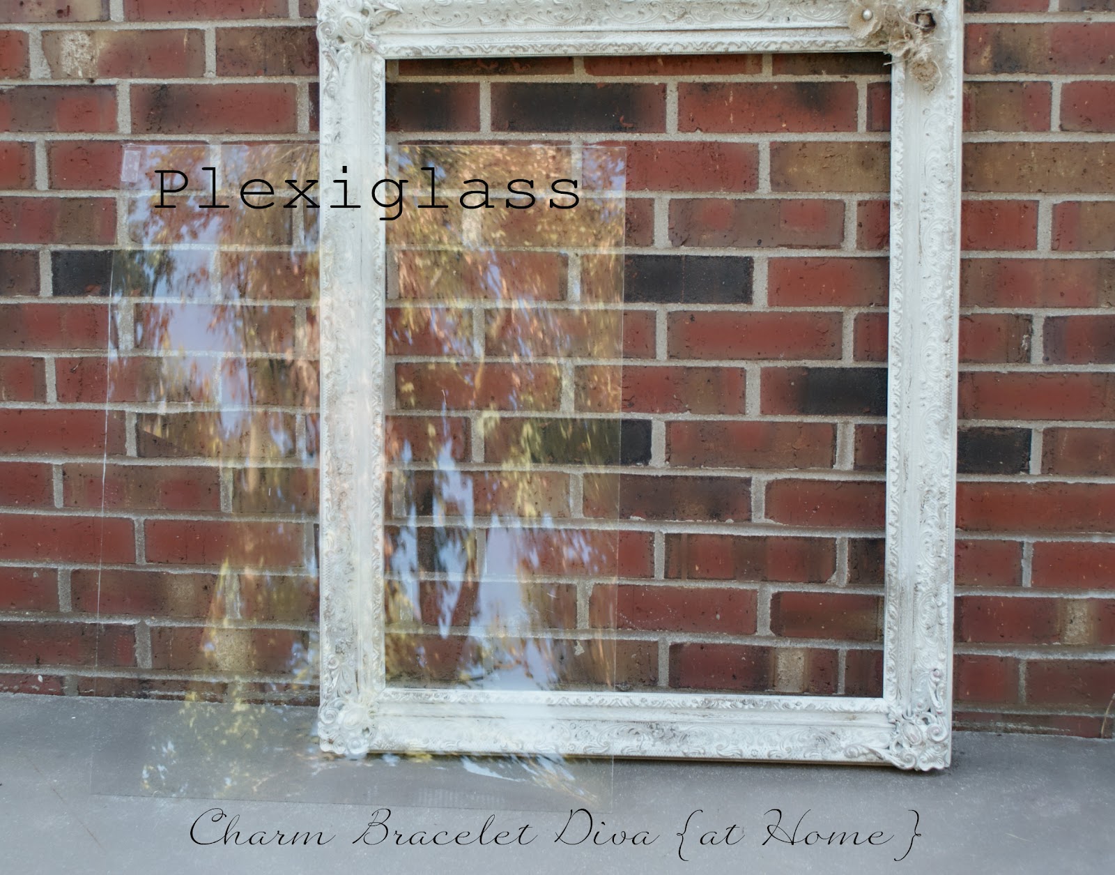 Our Hopeful Home Vintage Frame and Plexiglass DIY Chalkboard