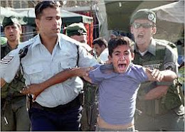 Palestinian captive boy...