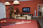 Billiard Room with Large, Flat Screen LCD's