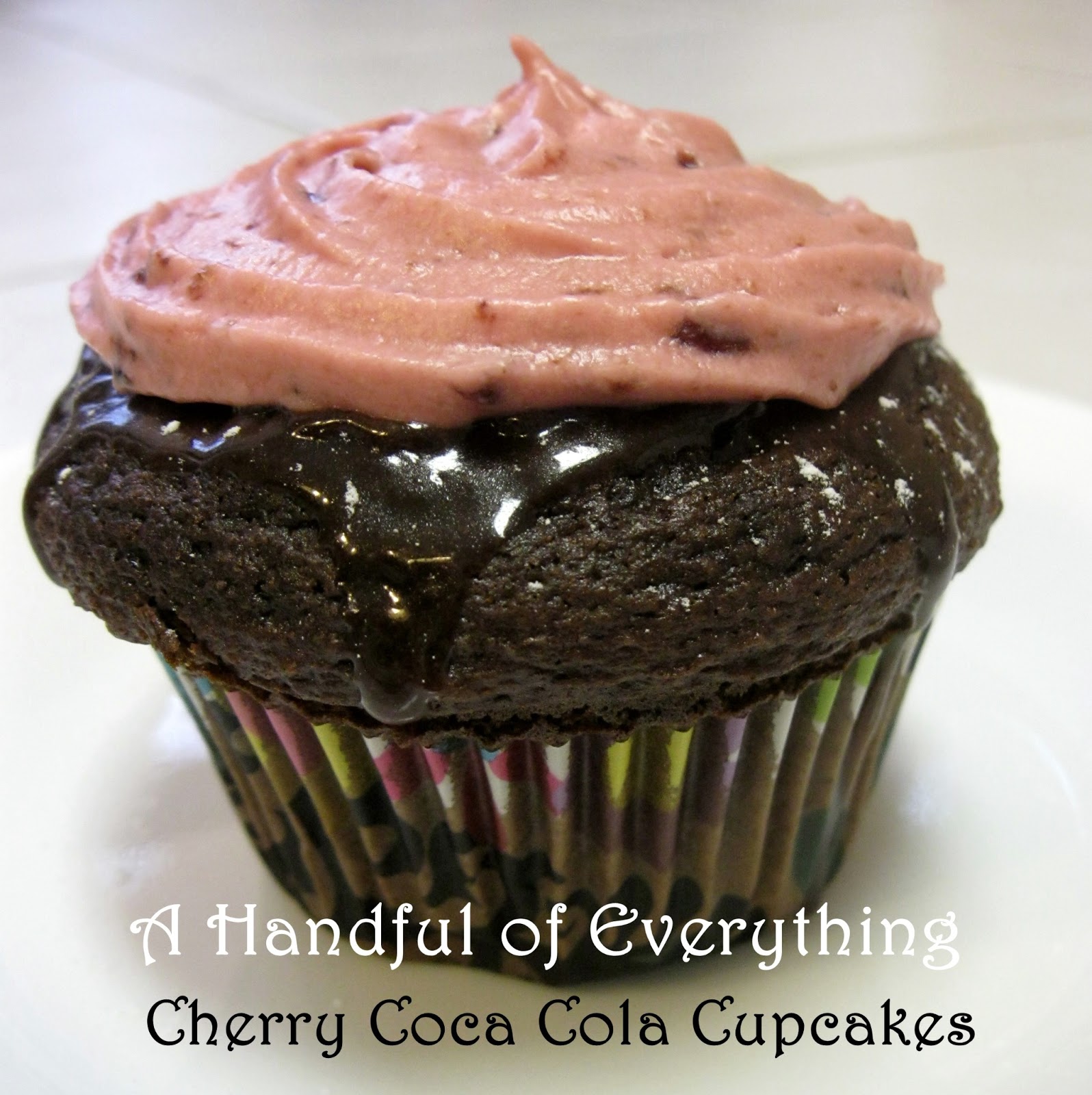 Cherry Coca Cola Cupcakes