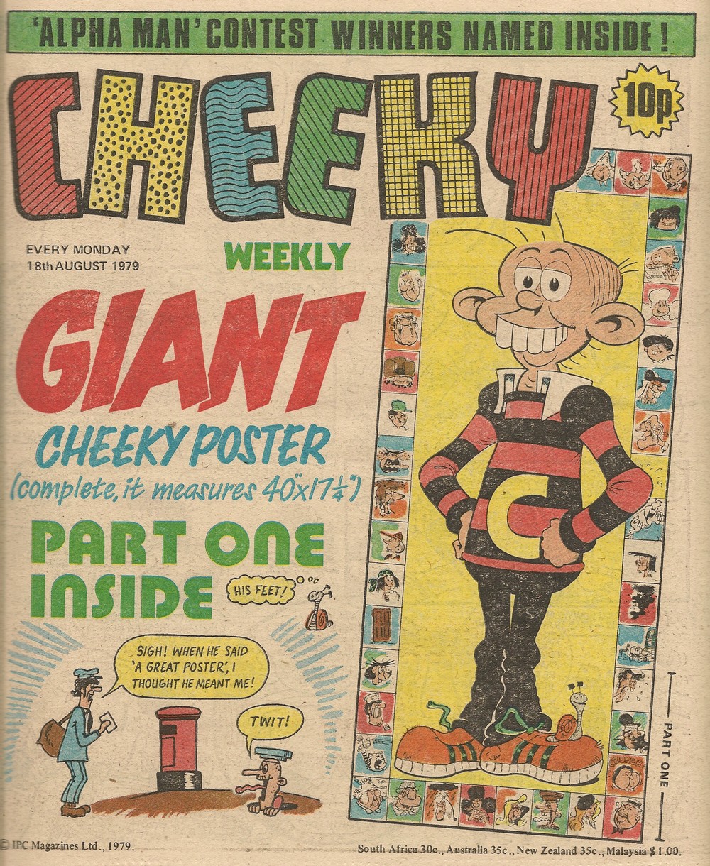 Cheeky Weekly Cheeky Weekly cover date 18 August 1979