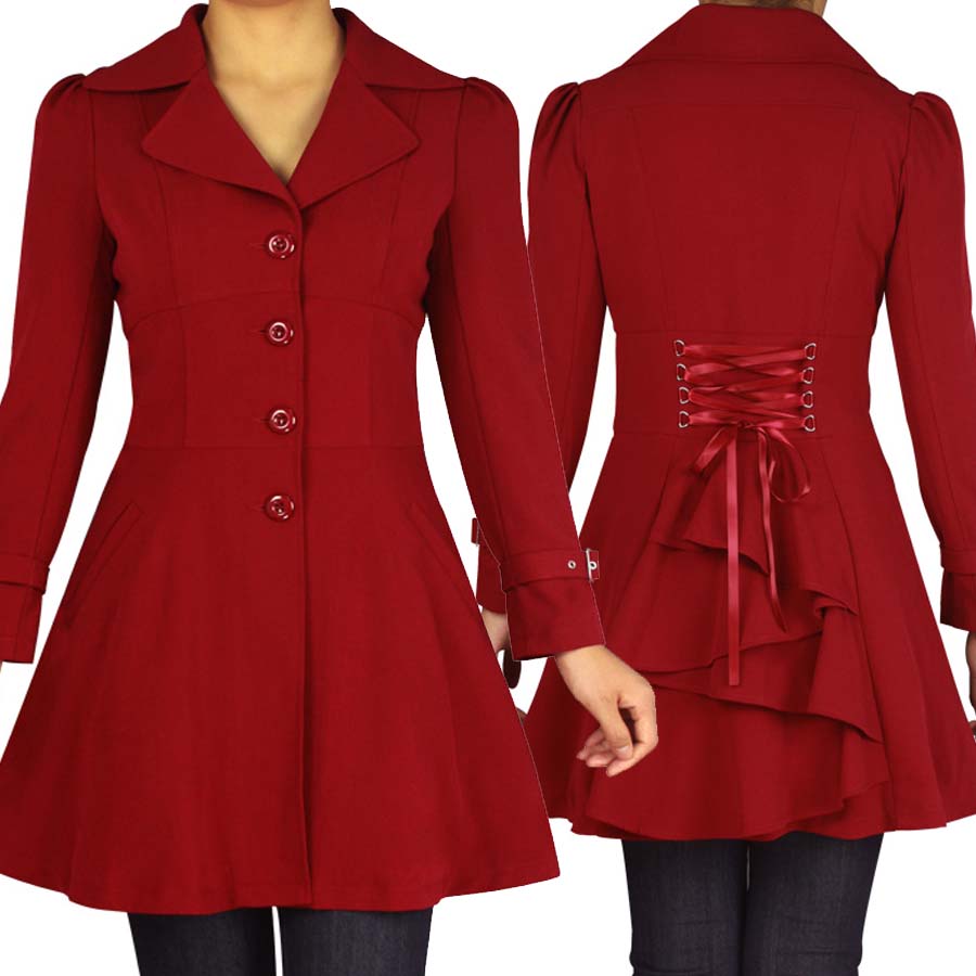 BlueBerry Hill Fashions Plus Size Steampunk Coats XS to 4x Great