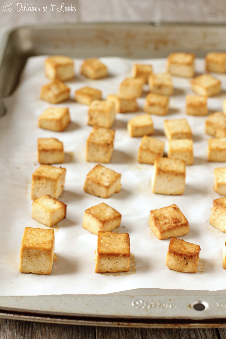 Delicious as it Looks LowFODMAP Marinated Baked Tofu 2 Ways!