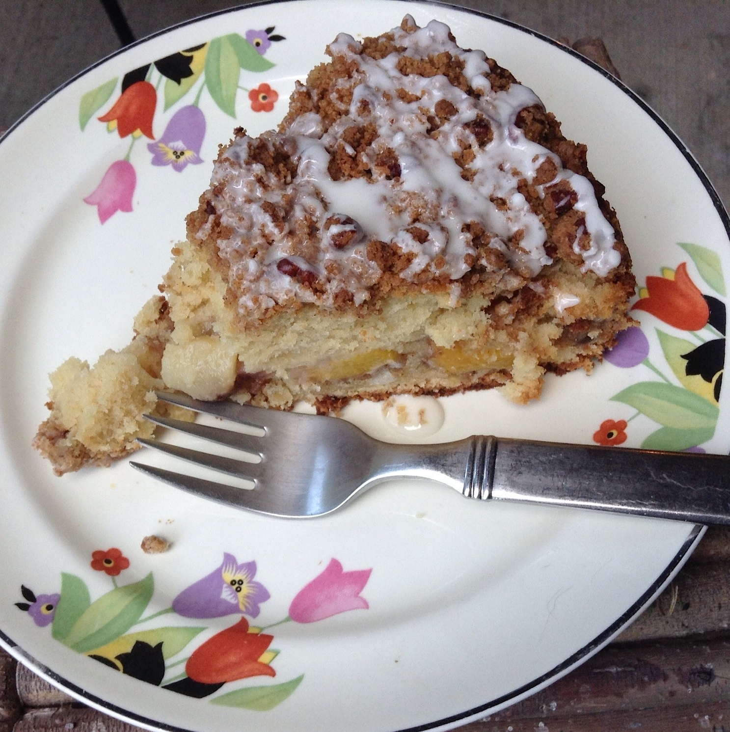 Kitchen Bounty Buttermilk Peach Streusel Cake