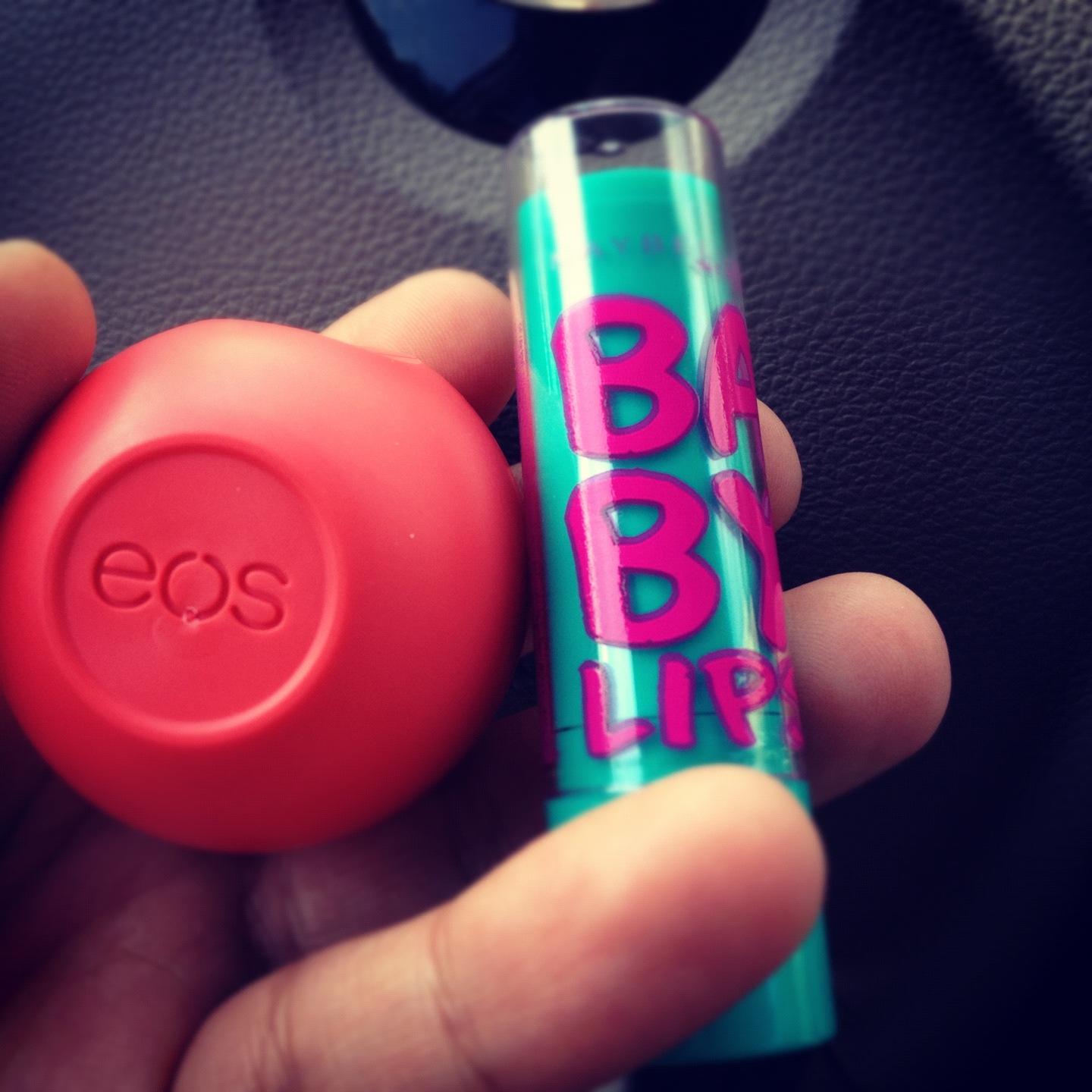 Makeup Enthusiast EOS Lip Balm vs. Baby Lips by Maybelline