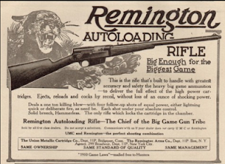 Remington Model 8 Rifle Vintage Ad