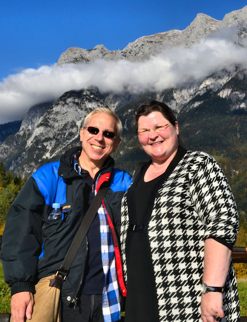 Adieu, adieu, to you, and you,and you! Pictured here with my virtual friend whom I finally had the chance to meet face to face on this trip - Monika of TravelWorldOnline.de. Truly, she was one of the highlights of my journey to Salzburg, Austria!