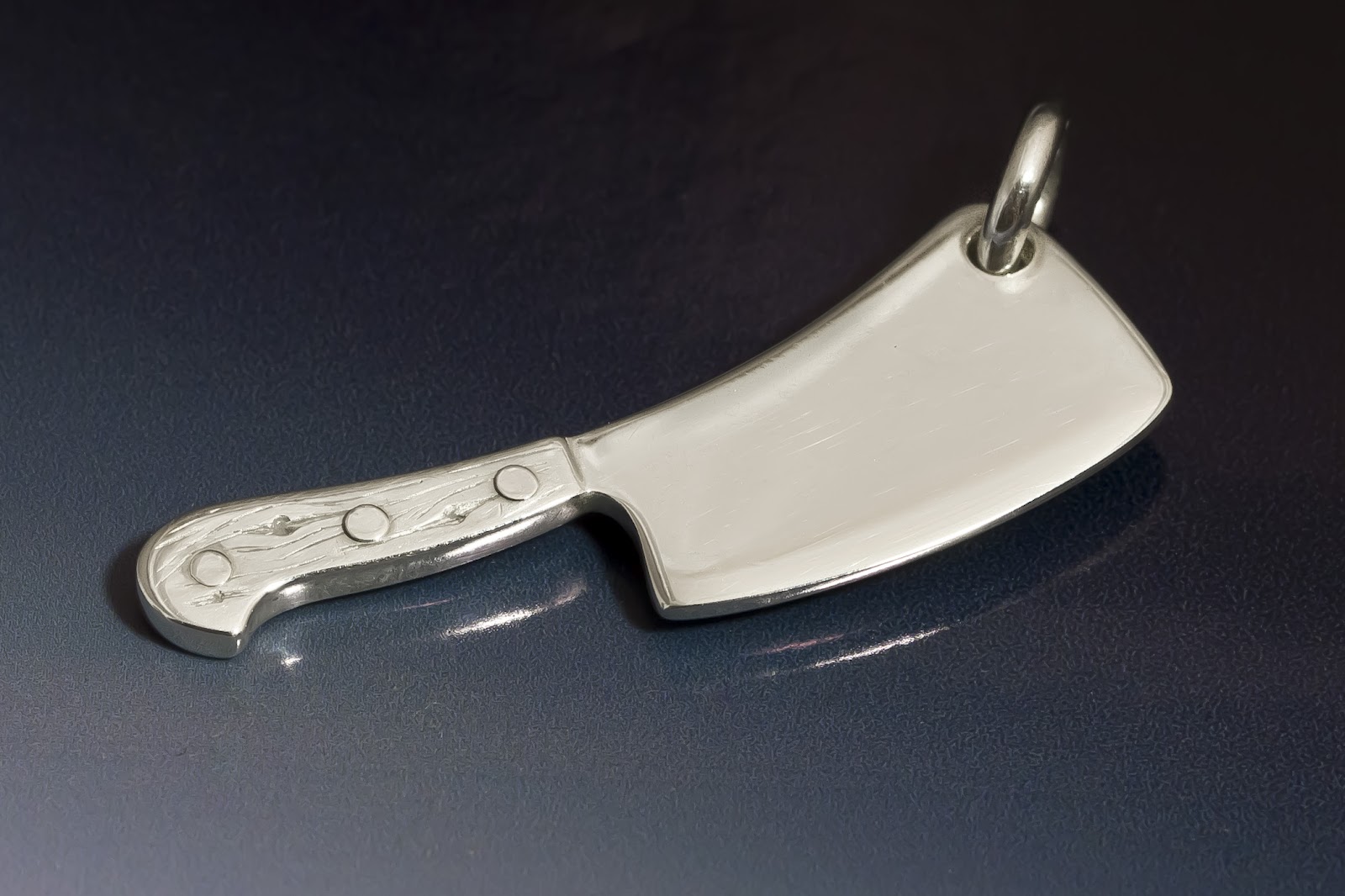 Lauren Grace Jewellery Custom Silver Meat Cleaver Charm