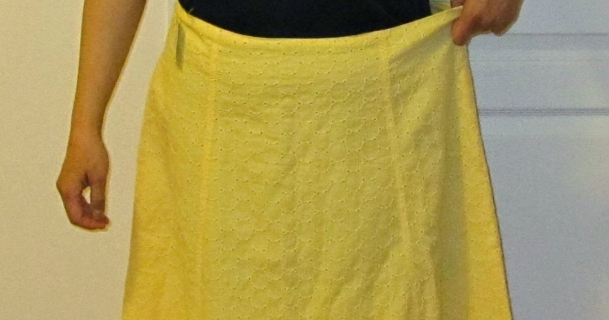 Refashion Coop Summery Eyelet Skirt to Summery Eyelet Top