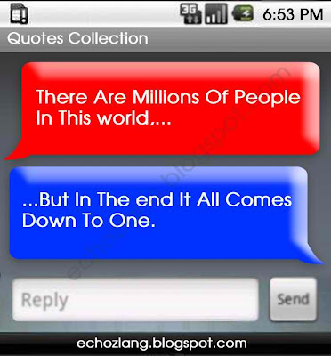 There are millions of people in the world.