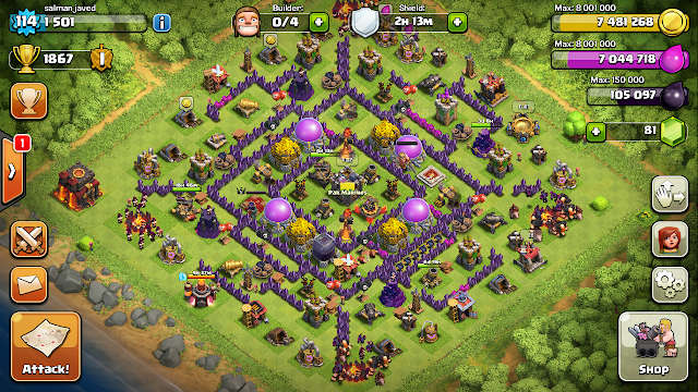 Macam-Macam Contoh Base COC TH 7, 8, 9, 10 Macam-Macam Contoh Base COC TH 7, 8, 9, 10