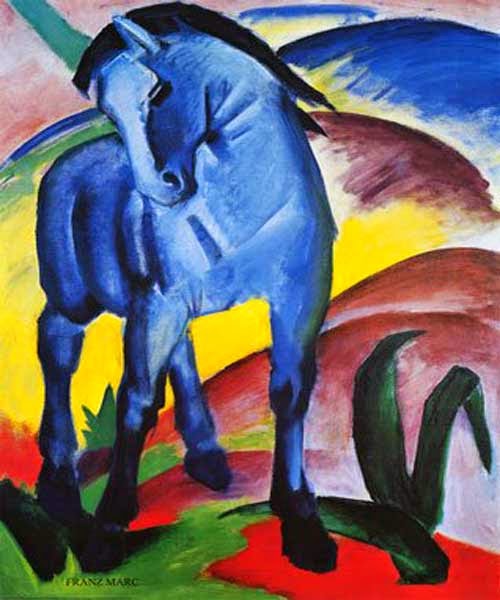 Caballo azul de Franz Marc