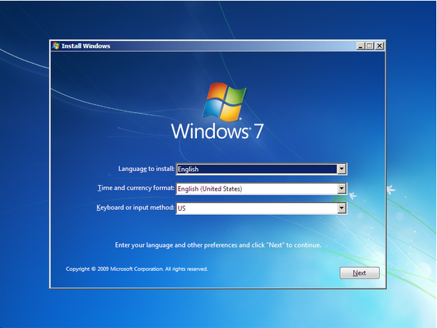 شرح تثبيت ويندوز 7 Windows7+setup+step+by+step+1