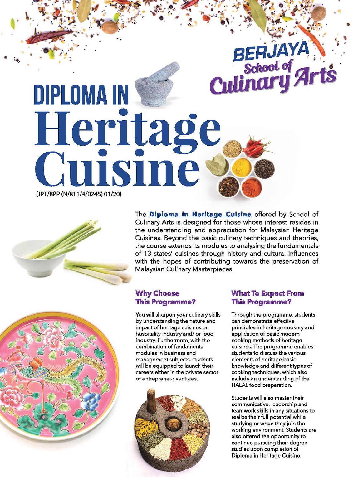 CHASING FOOD DREAMS BERJAYA University College of Hospitality Launches