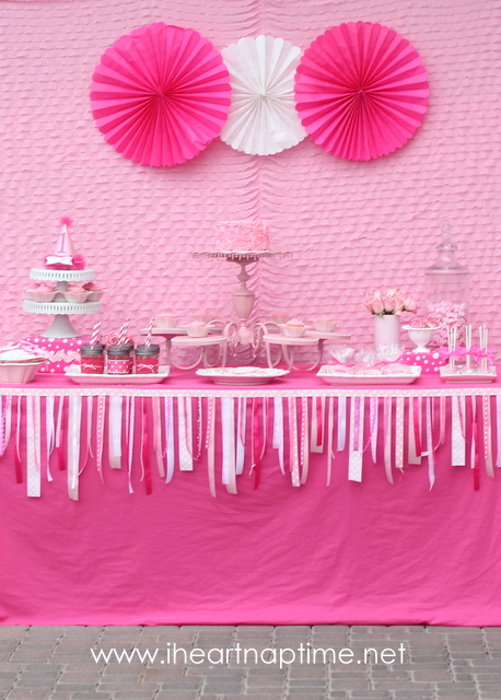 Kara s Party Ideas Pretty In Pink 1st Birthday Party - 90