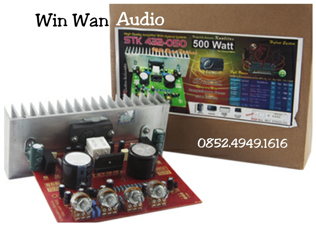 WIN WAN AUDIO Kit Integrated Amplifier STK ic Sanyo