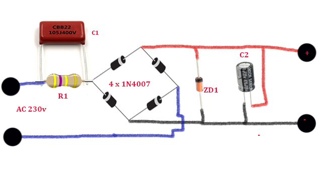 simple 6v battery guard circuit