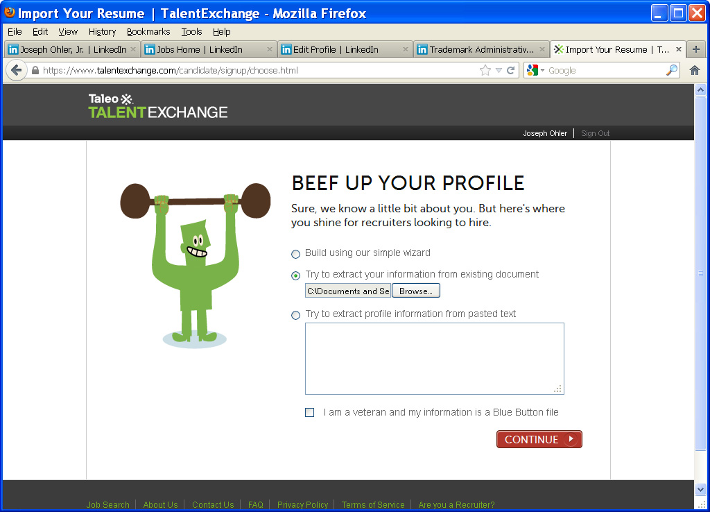 absurd job vacancies taleo universal applicant tracking system is