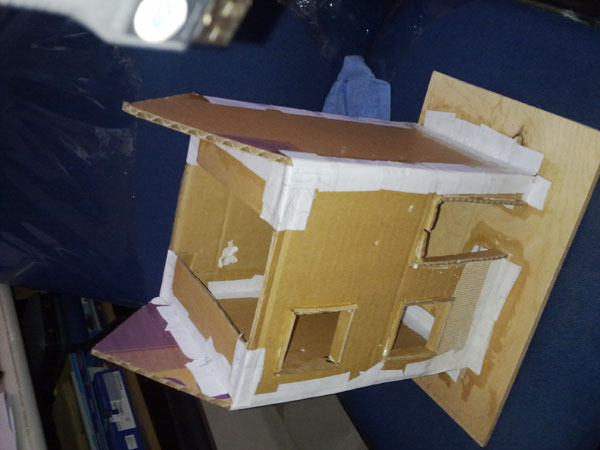 veetra creative blogging: Rumah-rumahan dari Kardus Bekas