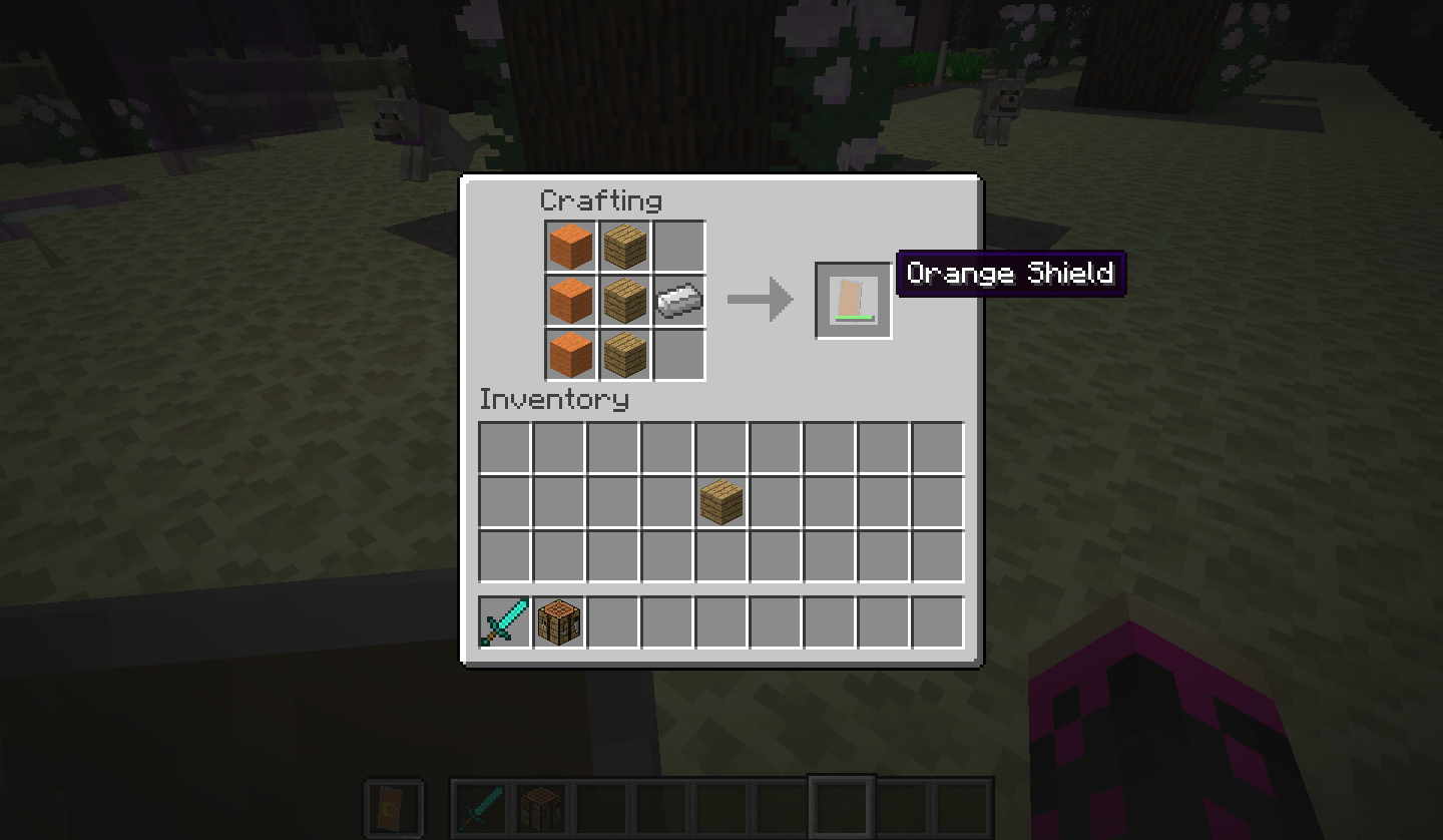 Minecraft How Craft Shield