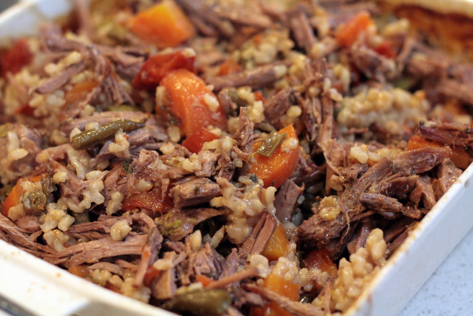 Slow Cooked Roast Beef (dog)