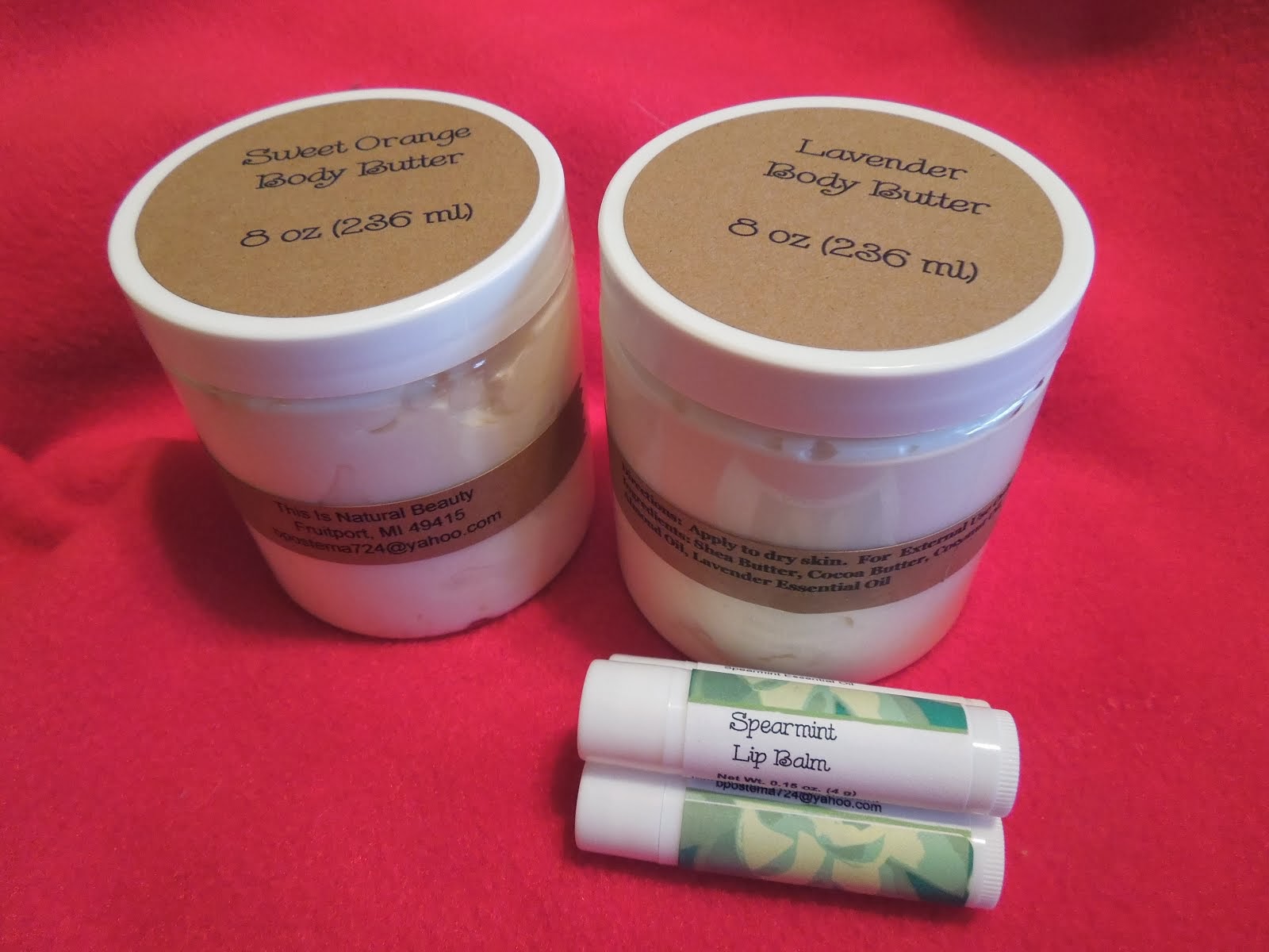Body Butter and Lip Balm
