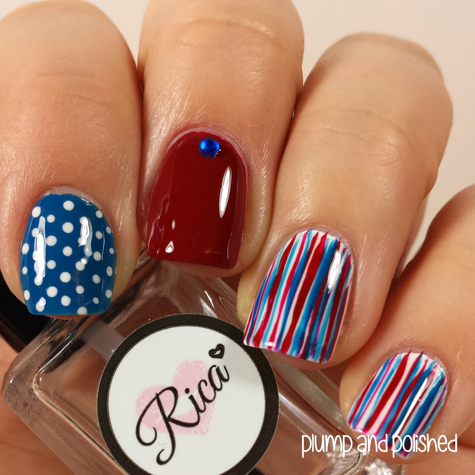 Plump and Polished American Nail Art