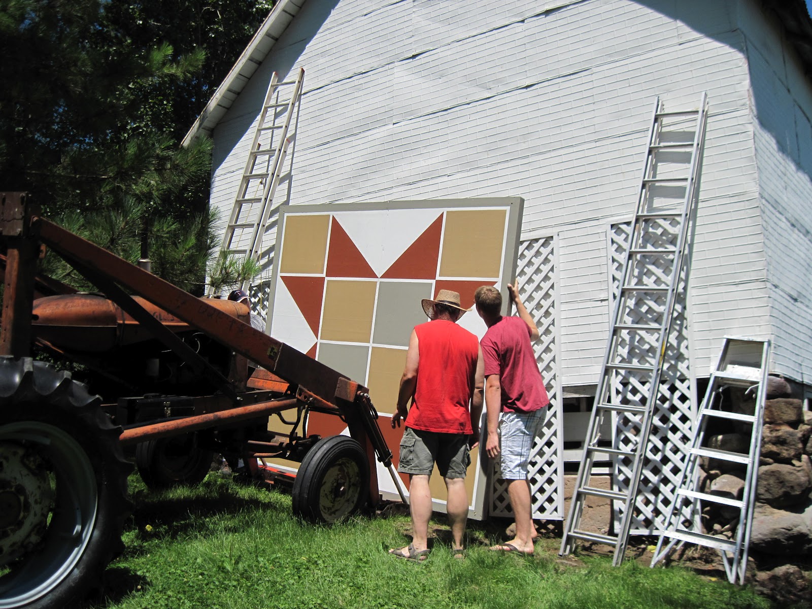 ConnieSlama How to Hang a Barn Quilt Stage 2 of Project