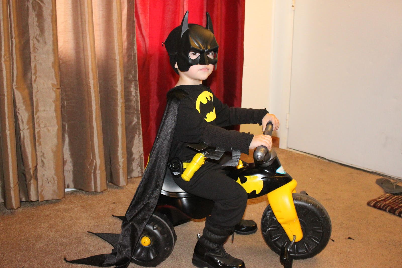 Raising a Rugrat Batman Homemade Halloween Costume